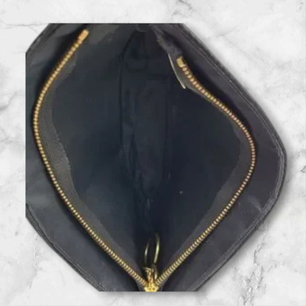 MCM Vintage Genuine Corde Clutch Black Evening Bag Purse - Picture 9 of 12